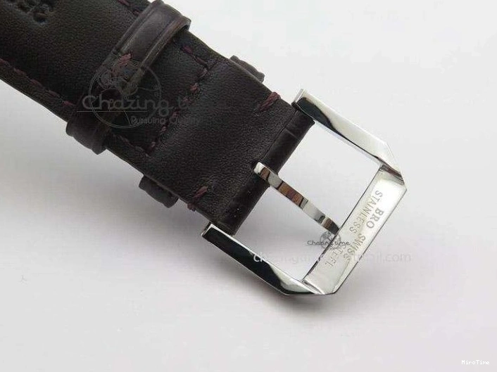 MIROTIME 0303 Affordable Ingeniuer St.Laurens SS Brown Dial MK 1:1 Best Edition On Black Leather Strap A 7365